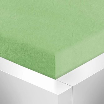 Prostěradlo Korall micro - sv zelená - 90x200 Prostěradlo Korall micro - sv zelená - 90x200