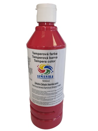 JUMANIKA Tempera základní 500 ml Barva: karmínová červená