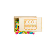 ECO-BRICKS Color dřevěná stavebnice 206 dílků
