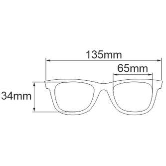 Brýle polarizační hnědé s gumovými obroučky