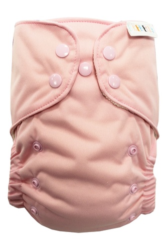 BIO Bambusová kapsová plenka (M) - Světle růžová PAT