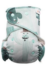 BIO Kalhotková plenka s GOTS (M) - Pan Kaktus PAT