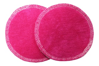 BIO Vložky do podprsenky - Růžové (froté)