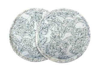 BIO Vložky do podprsenky - Mentolová zvířátka (PUL)