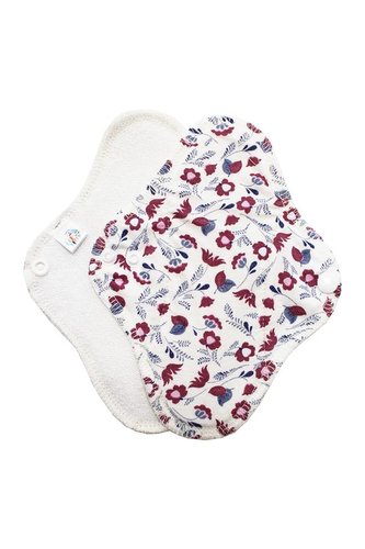 Slipová vložka (Bavlněné froté s PUL) - Podzimní kvítka (bavlněný úplet)