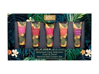 Xpel Botanical Care Selection krém na ruce Cherry Blossom 30 ml + krém na ruce Strawberry 30 ml + krém na ruce Pink Grapefruit 30 ml + krém na ruce Orange & Bergamot 30 ml + krém na ruce Watermelon 30 ml