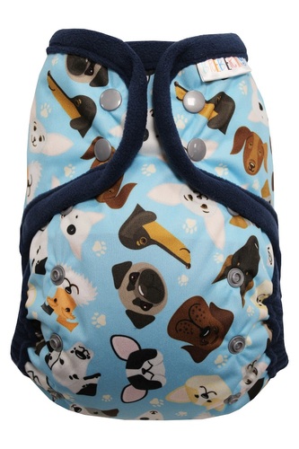 Svrchní kalhotky (M), bez křidélek - Veselí pejsci PAT