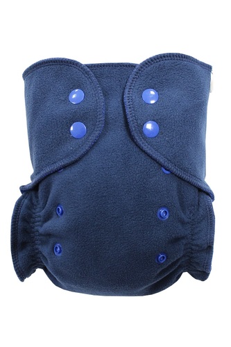 Fleecové svrchní kalhotky (S) - Tmavě modré PAT