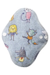 BIO Intimní vložka s GOTS (Biobavlněný úplet) - Halloween