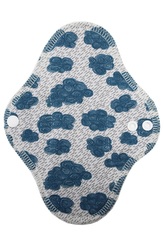 Slipová vložka (Bavlněné froté s PUL) - Mraky (bavlněný úplet)