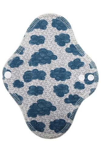 Slipová vložka (Bavlněné froté s PUL) - Mraky (bavlněný úplet)