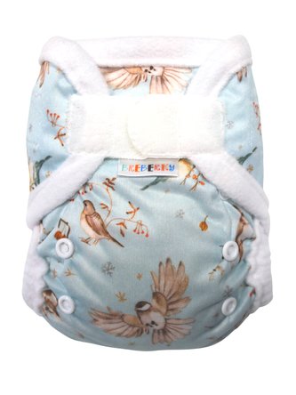 Svrchní kalhotky (S), bez křidélek - Ptáčci u jeřabin SZ