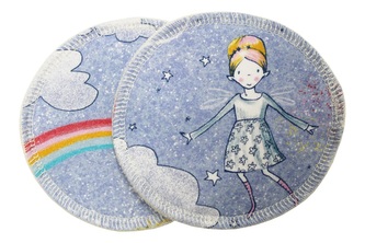 BIO Vložky do podprsenky s GOTS - Na konci duhy (biobavlněný úplet)