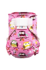 BIO Kalhotková plenka (M) - Růžové sovičky SZ