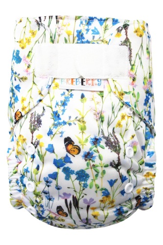 BIO Bambusová kapsová plenka (M) - Zvonečková rozkvetlá louka SZ