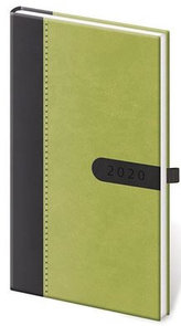 Diář 2020 - Bora/týdenní/kapesní/zeleno/černá
