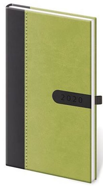 Diář 2020 - Bora/týdenní/kapesní/zeleno/černá