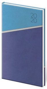 Diář 2020 - Line/týdenní/kapesní/modrý