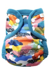 Svrchní kalhotky (S), bez křidélek - Malované mraky PAT