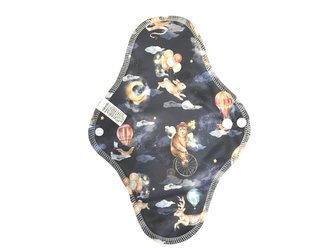 BIO Noční vložka (PUL) - Balónový sen & přírodní bambusovo-biobavlněné froté