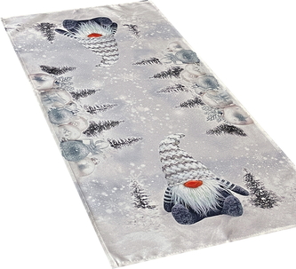 Ubrus - běhoun na stůl SILVER CHRISTMAS 40x85 cm Mybesthome