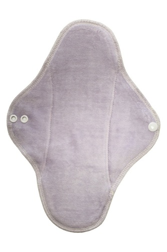 Noční vložka (Bavlněné froté s PUL) - Fialkový velur (kojenecký plyš)