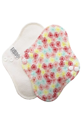 Slipová vložka (Bavlněné froté s PUL) - Kamélie červené (bavlněný úplet)