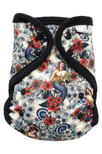 Svrchní kalhotky (M), bez křidélek - Mořská diva PAT