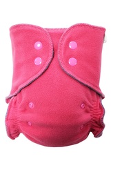 Fleecové svrchní kalhotky (S) - Růžové PAT