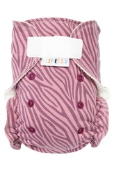 BIO Kalhotková plenka (M) - Růžová zebra SZ