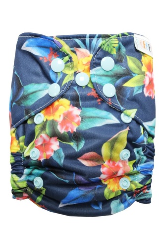 BIO Bambusová kapsová plenka (S) - Ibišek PAT