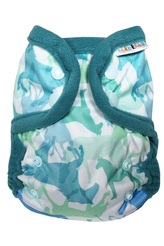 Svrchní kalhotky (S), bez křidélek - Divocí koně PAT