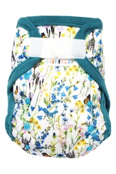 Svrchní kalhotky (XL), bez křidélek - Zvonečková rozkvetlá louka SZ