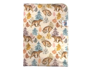 Přebalovací podložka (PUL) - O čem se zdá medvědům, sv. žlutý velur