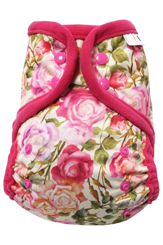 Svrchní kalhotky (M), bez křidélek - Růže PAT