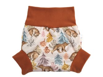 Natahovací svrchní kalhotky PUL - O čem se zdá medvědům__VELIKOST:S (4-7kg)
