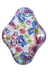 Slipová vložka (PUL) - Pivoňky, růžový velur (kojenecký plyš)