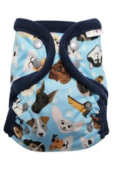 Svrchní kalhotky (S), bez křidélek - Veselí pejsci PAT