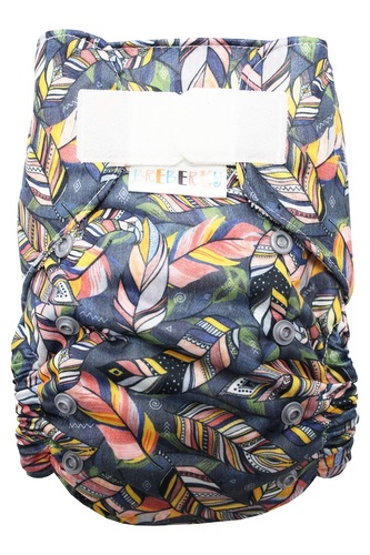 BIO Bambusová kapsová plenka (M) - Indiánská pírka SZ