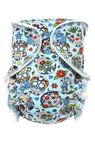 BIO Kalhotková plenka (S) - Mexické skulls PAT