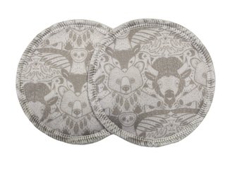 BIO Vložky do podprsenky - Lesní totem (PUL)