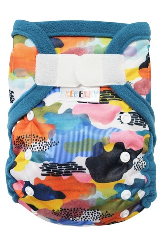 Svrchní kalhotky (M), bez křidélek - Malované mraky SZ