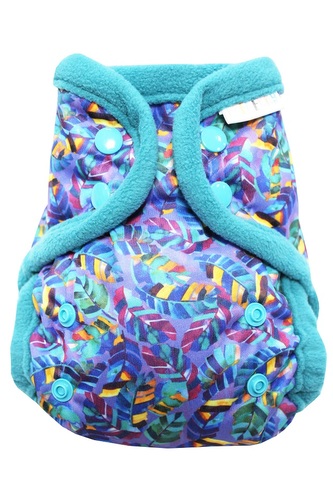 Svrchní kalhotky (S), bez křidélek - Listí PAT