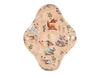 BIO Denní vložka (PUL) - Špagety & přírodní bambusovo-biobavlněné froté