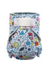 BIO Kalhotková plenka (M) - Ptáčci v kvítí SZ