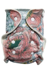 BIO Kalhotková plenka s GOTS (S) - Divoký mák PAT