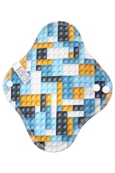 Denní vložka (PUL) - Lego, šedý velur (kojenecký plyš)