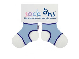 Sock Ons - Blue velikost 0-6m
