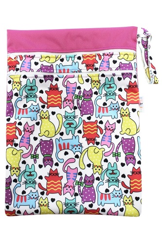 Pytel dvoukomorový (PUL) - Kočky S