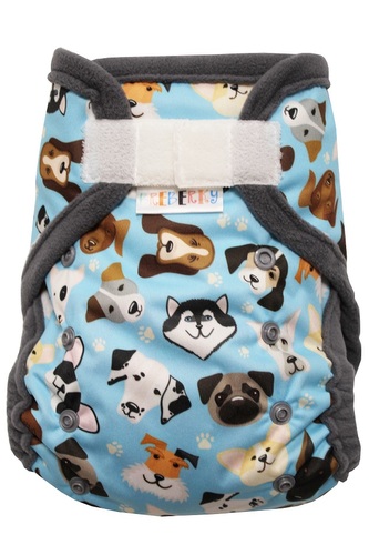 Svrchní kalhotky (M), bez křidélek - Veselí pejsci SZ